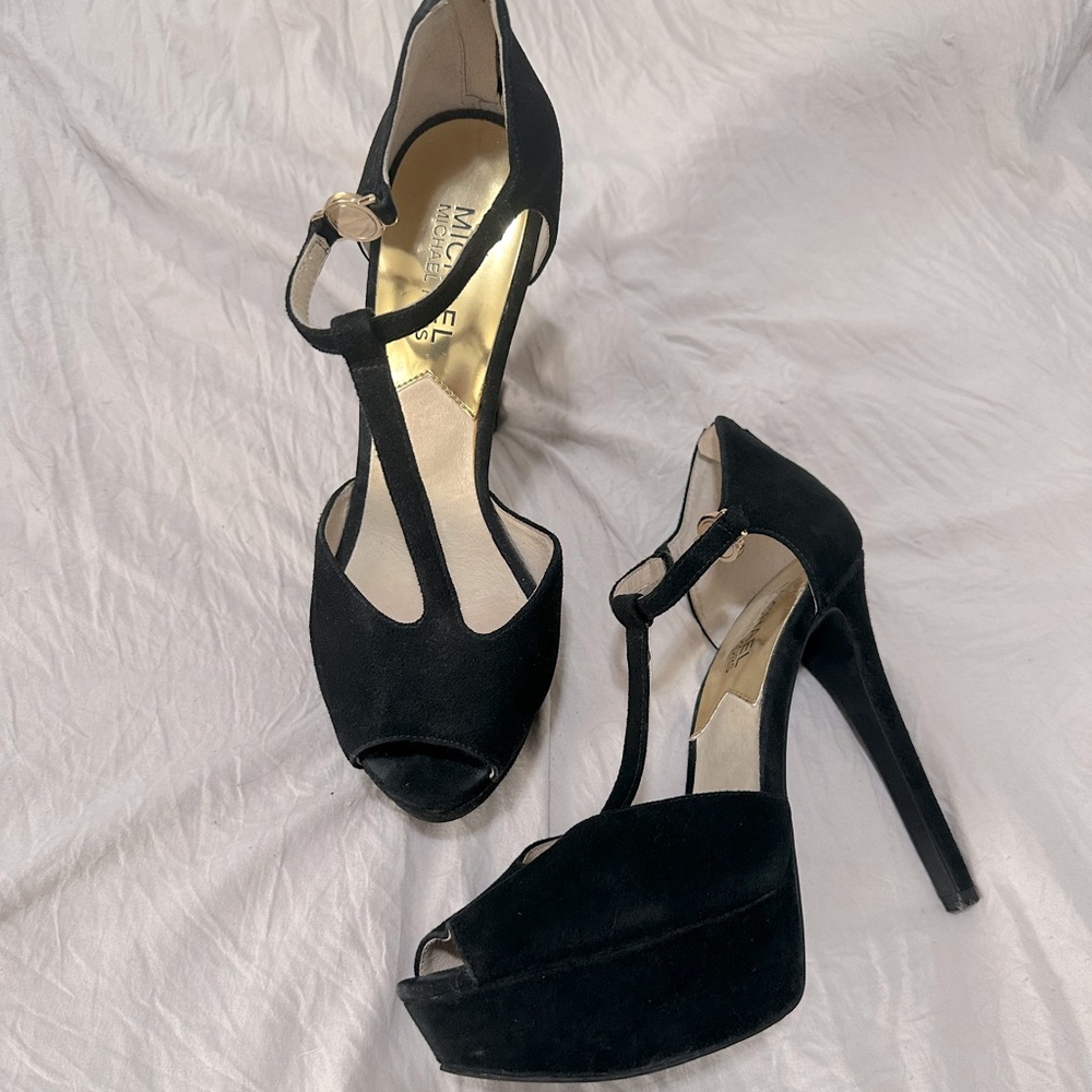 Michael Kors Platform Peep Toe Heels